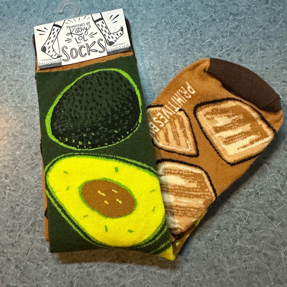 Sock... Avocado toast ... NWT